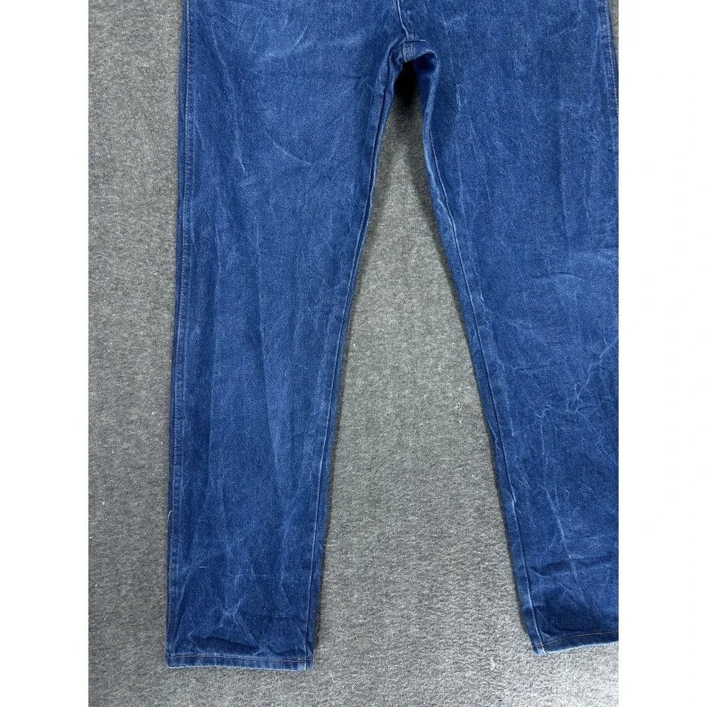 Vintage Wrangler Jeans Mens 34x32‎ Blue 13MWZ Denim Faded Marbling Western Rodeo